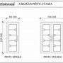 Berapa Ukuran Engsel Jendela